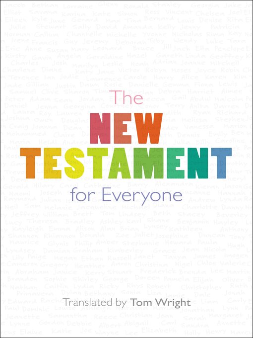 Title details for The New Testament for Everyone by Tom Wright - Available